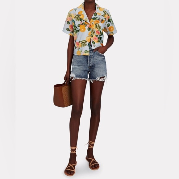 AGolde Dee High Rise Denim Shorts Size 32 NWT - Picture 2 of 14